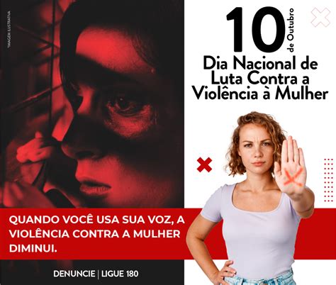 dia nacional da luta contra a violência à mulher 10 de outubro jornal tribuna de leme