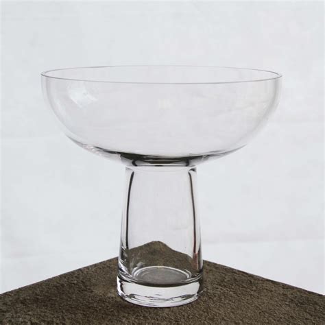 Vase Pedestal Glass Harrisons Hiremaster Wanganui