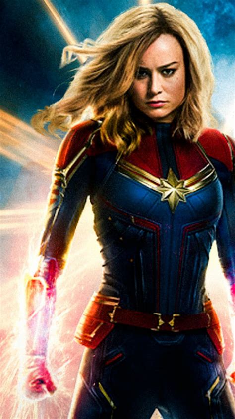 Captain Marvel 2019 iPhone X Wallpaper | 2021 Movie Poster Wallpaper HD