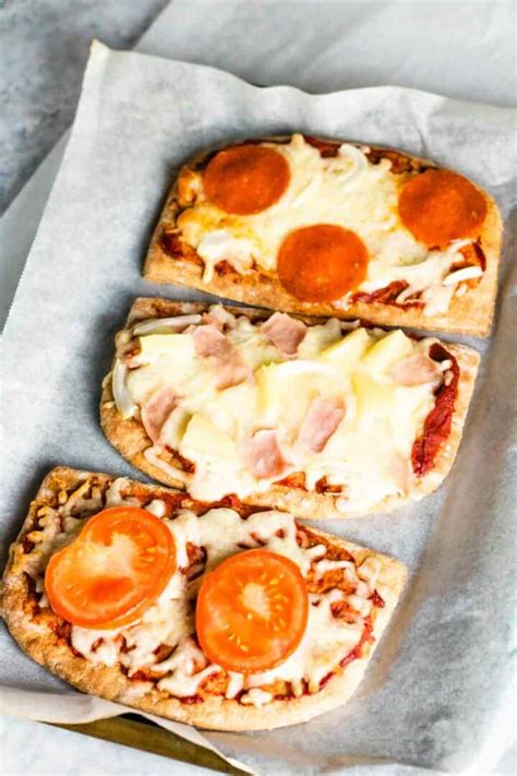 Easy Healthy Pitta Bread Pizza Recipe Tastefully Vikkie