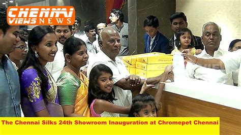 Chennai Silks 24th Showroom Inauguration At Chromepet Chennai Youtube