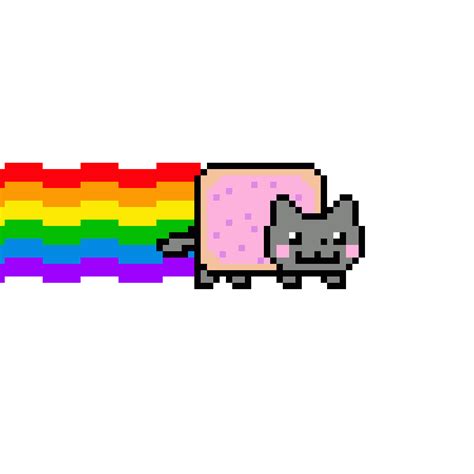 Nyan Cat Pixel Art Youtube Png 900x798px Nyan Cat Cat