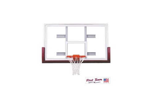 First Team Ft240 Competition Glass Basketball Backboard Institutional