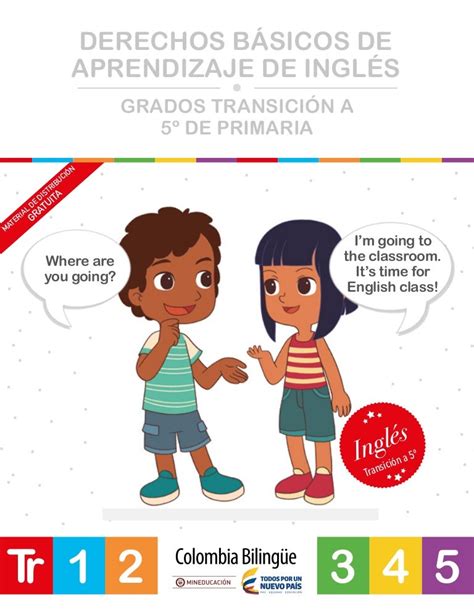 Derechos Básicos De Aprendizaje Inglés Transición Y Primaria