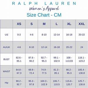 Size Guide Ralph Apparel Women Ao Official Store