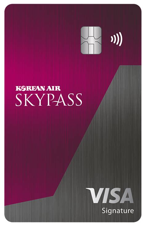 Skypass Visa Credit Card Earn Skypass Miles On Korean Air Flights So