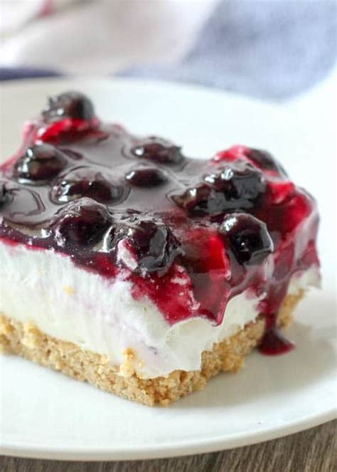 No Bake Blueberry Cheesecake Chocolate With Grace