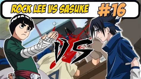 Naruto Online 16 Rock Lee Vs Sasuke Começando Os Exames Chuunin