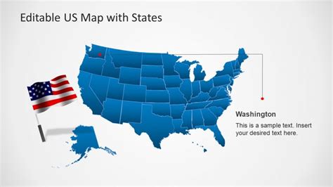 Editable Us Map Powerpoint Template Free Download Greatppt