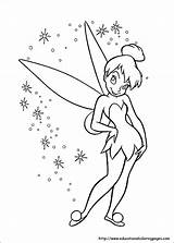 Coloring Pages Tinkerbell Colouring Disney Printable Party Kids Princess Periwinkle Birthday Cartoon Fairy Girls Pintar Color Pan Peter Visit Books sketch template