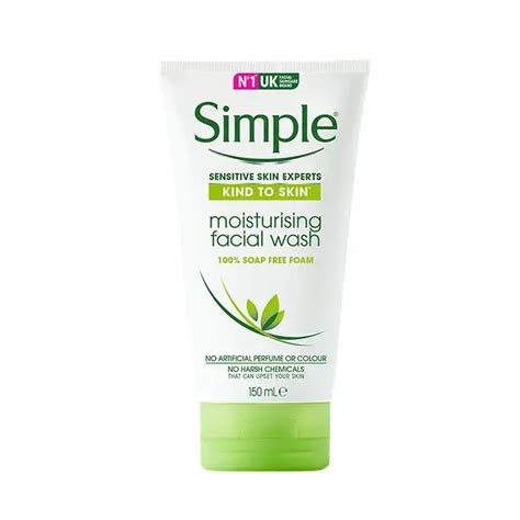 Simple Moisturising Foaming Facial Wash 150ml Adlife Pharmacy