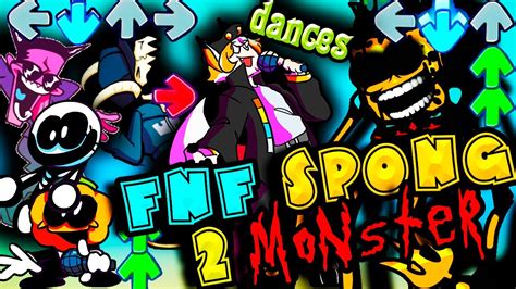 Fnf Vs Spong Serpent Pineapple Monster Transformation Dances With Other