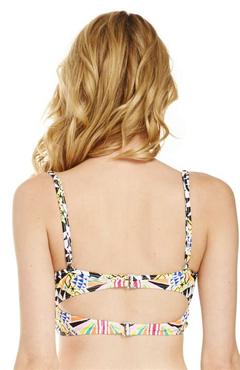 Mara Hoffman Cami Underwire Bikini Top In Floral Multi Dailylook