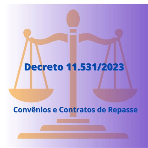 Decreto 115312023 Convênios E Contratos De Repasse
