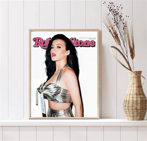 Katy Perry Poster Print Affiche Toile Unframe Etsy