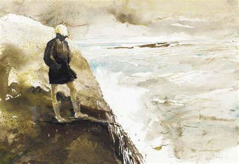 Study For On The Edge By Andrew Wyeth On Artnet