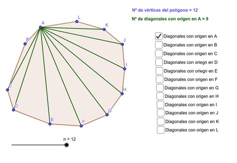 Número De Diagonales De Un Polígono Geogebra