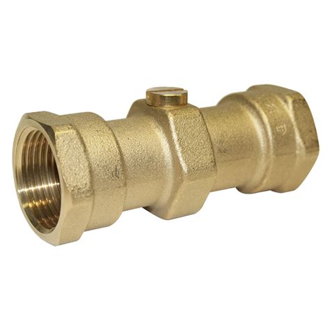 Cr Brass Double Check Valve Screwed Bspp Wras Approved Leengate