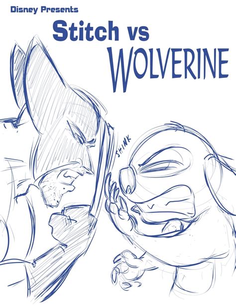 Stitch Vs Wolverine By Jabcomix On Deviantart