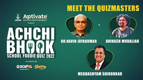 Meet The Respected Quizmasters Of Lupin Aptivate Achchi Bhook School