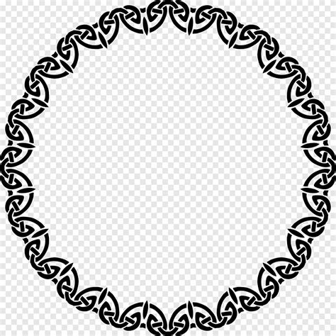 Celtic Knot Celts Pattern Design Border Frame Png Pngegg