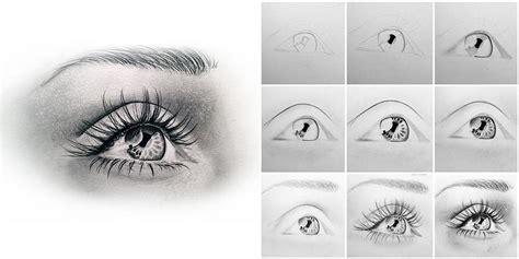 How To Draw Hyper Realistic Eyes Step By Step ~ Eye Realistic Drawing