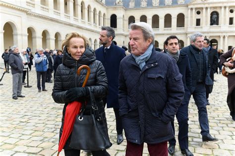 Photo Christine Ockrent et Bernard Kouchner Le président de la