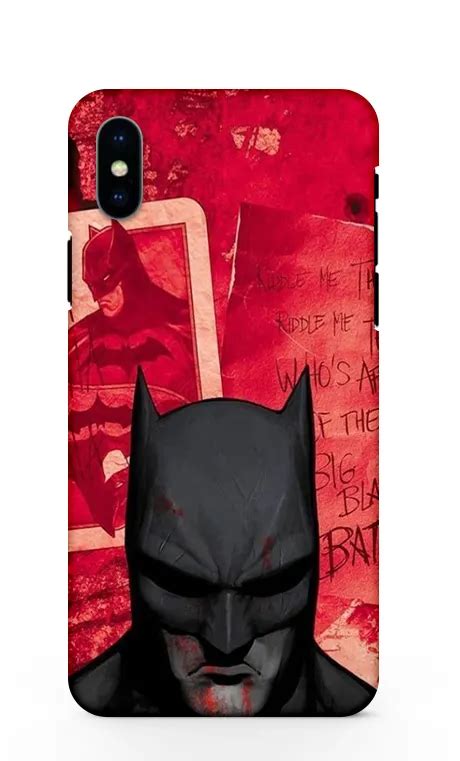 Batman Face Apple Iphone X Mobile Cover