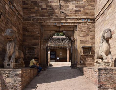 Entrance Of Gujari Mahal In Gwalior Fort Editorial Stock Image