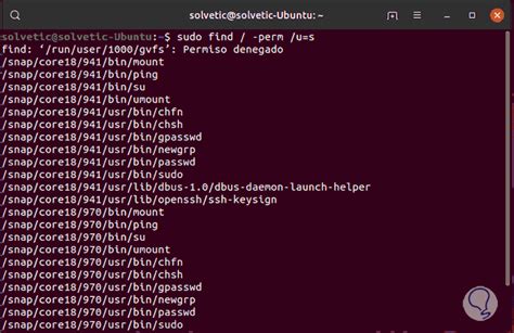 Cómo Usar Comando Find En Linux Solvetic