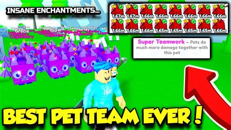 This Is The Best Pet Team In Pet Simulator X And Its Insane Roblox