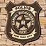 Classic Police Badge Personalized Sign For Officers Signature Series