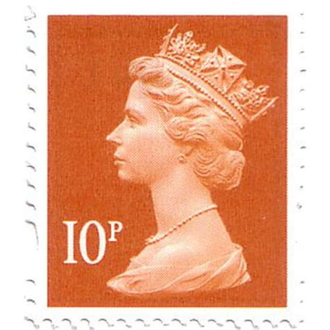 Royal Mail 10p Postage Stamps X 25 Pack Self Adhesive Stamp Sheet P10
