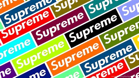 Blue Supreme Box Logo Wallpapers On Wallpaperdog