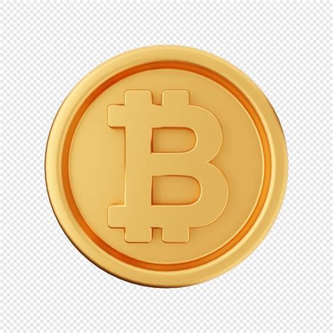 Premium Psd 3d Bitcoin Icon Illustration