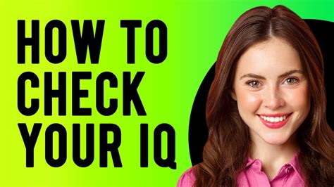 how to check your iq iq test youtube
