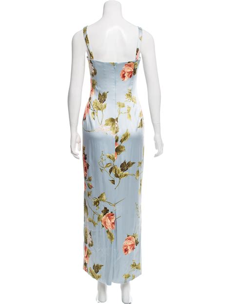 Dolce And Gabbana Floral Silk Dress Clothing Dag86923 The Realreal