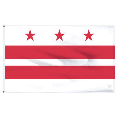 Washington Dc 12in X 18in Polyester Flag