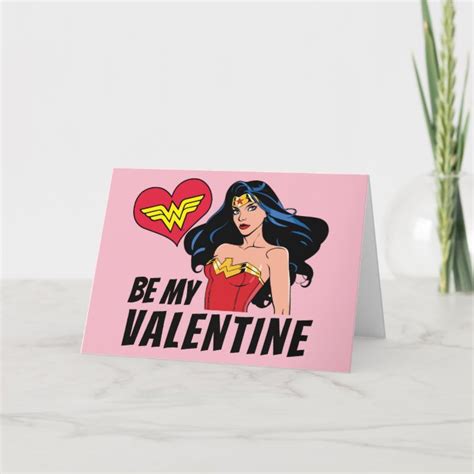 Wonder Woman Youre Wonderful Valentine Holiday Card Zazzleca