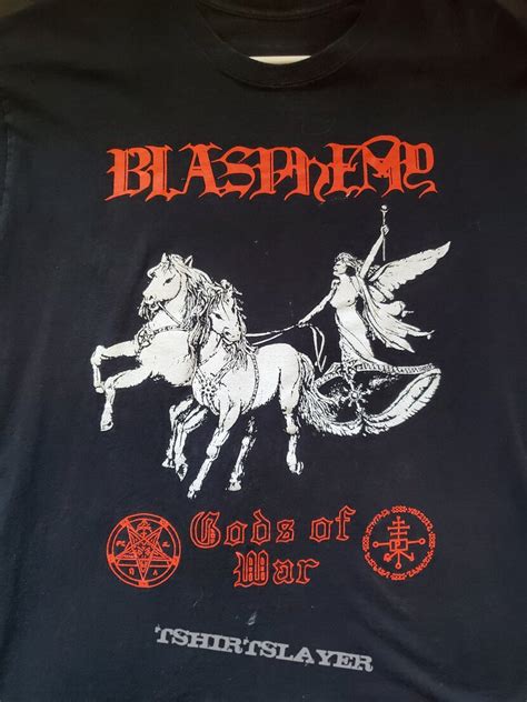 Blasphemy Blasphemy Gods Of War Tshirt Or Longsleeve Leinad0116s