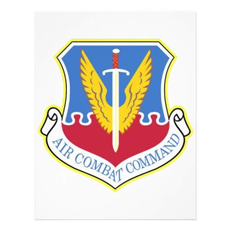 Air Combat Command Personalized Letterhead Zazzle