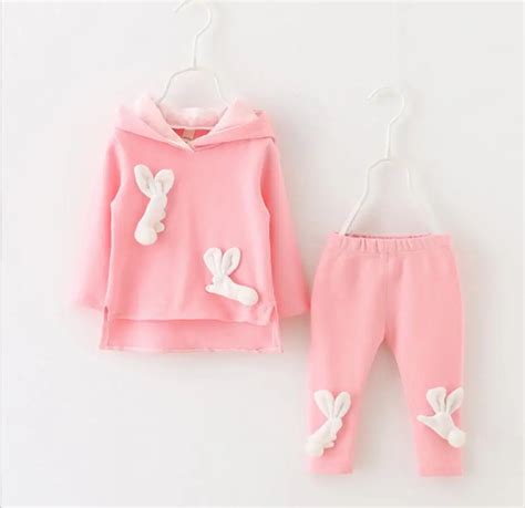 Newborn Baby Girl Clothes Spring Baby Clothes Set Ribbit Kids Infant