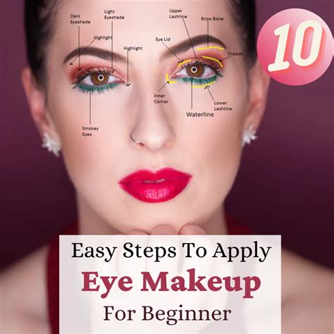 10 Easy Steps To Apply Eye Makeup For Beginners In 2020 Applying Eye