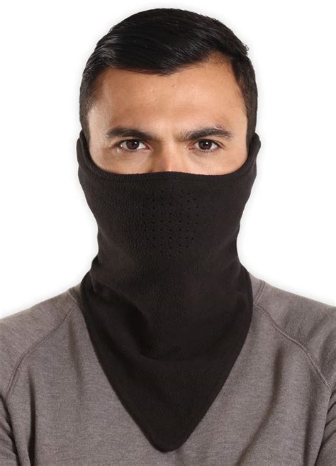 Neoprene Half Face Mask For Cold Weather Half Ski Mask With Velcro