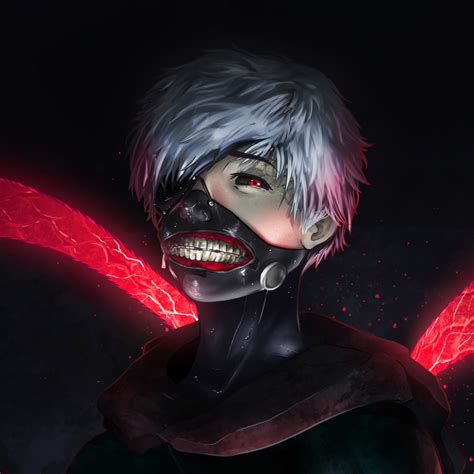 2048x2048 Tokyo Ghoul Ken Kaneki Art Ipad Air Hd 4k Wallpapersimages