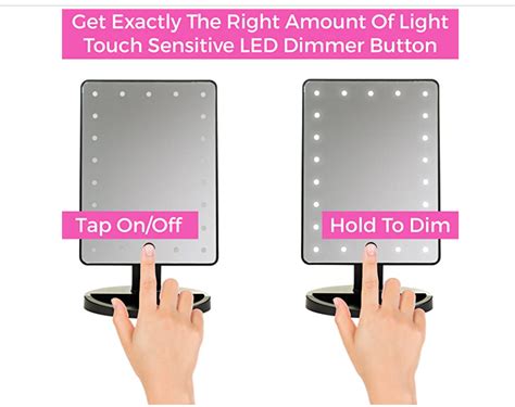 Absolutely Luvly Natural Daylight Lighted Makeup Mirrorvanity Mirror