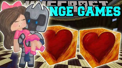 Popularmmos Pat And Jen Minecraft Pat And Jen Love Challenge Games Lucky Block Mod Mini Game