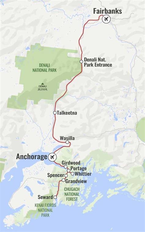 Railroad Routes In Alaska Alaska Road Trip Alaska Railroad Alaska