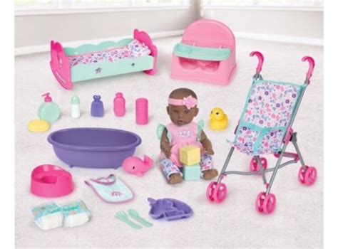 My Sweet Love Deluxe 14 Baby Doll Play Set 23 Pieces African American