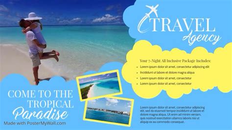Travel Agency Video Template Postermywall